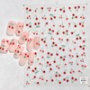 TailaiMei Cherry Nail Stickers, Fruit Self-Adhesive Nail Art Decals for