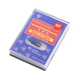 Garosa 10 Piezas Cuchillo de Trazador Cuchillo de Corte Roland Hoja de Trazador de Acero de Tungsteno con Hoja de Corte para Corte de Vinilo con Hojas de Sierra de Cinta (60°)