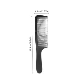 FOMIYES Professional Curved Clipper Comb Men's Barber Comb Static Hairdressing Tool Long Round-ended for Easy Hair Trimming