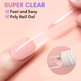 Makartt Poly Nail Gel, 50 ml, Builder Gel, Nail Extension Gel, for Technicians, Starters, DIY Salon, Art Nails