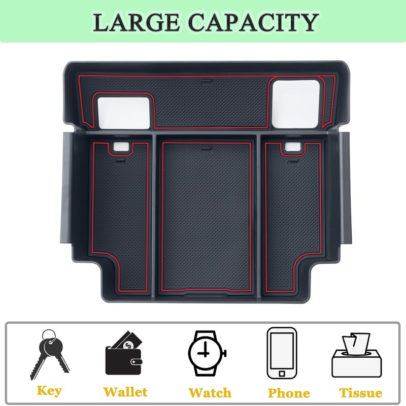 PIMCAR Center Console Organizer for 23-26 Chevy Silverado/GMC Sierra 1500,