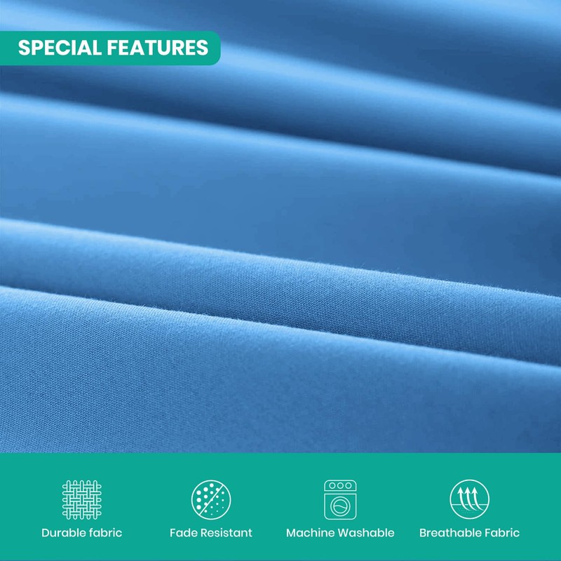 AMEHA 100% Brushed Microfiber Pillow Cases 2 Pack, Super Soft