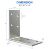 KOMOHOM (25 Pcs) L Brackets Heavy Duty 12-ga, Angle Bracket
