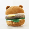 Hamburger Bear Plush 8 inches Soft Cute Design Cheese Burger