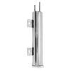 2x10in Stainless Steel Radiator Overflow Tank Recovery Bottle With Mounting