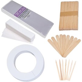 JMT Assorted Waxing Strips Kit - 60 Large 60 Small Strips and Accessories