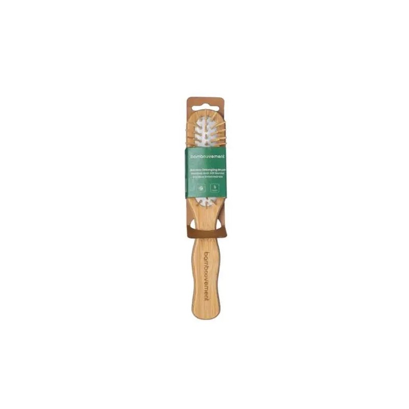 The Bamboovement Bamboo Detangling Brush