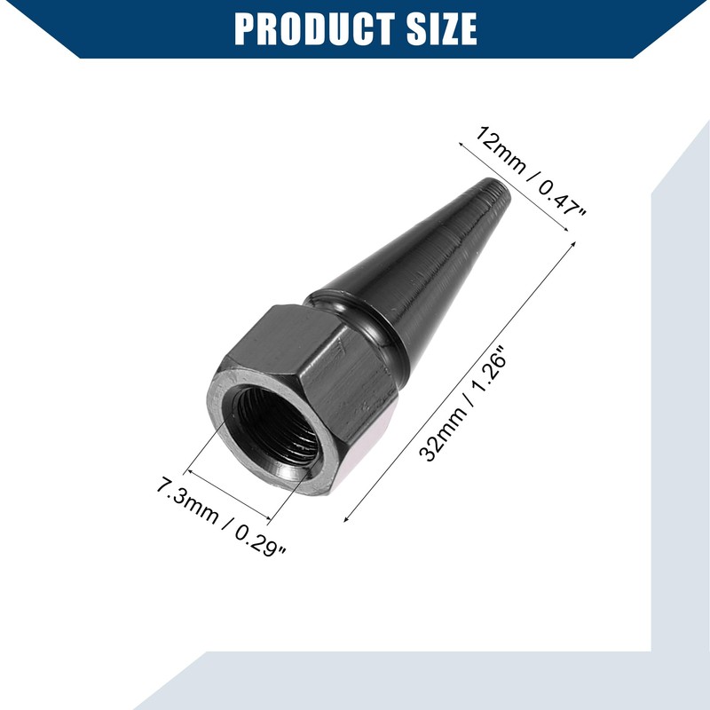 Hihaha Tire Valve Stem Caps/Outer for Car Motorcycle/Durable 8pcs Black