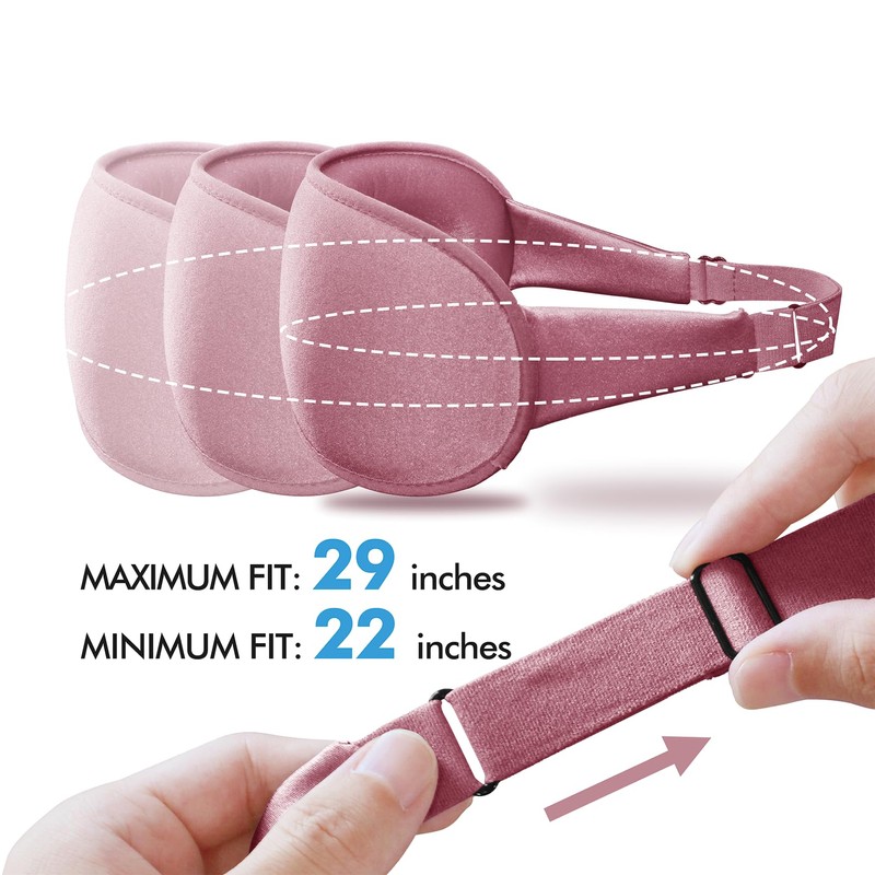 Sleep Eye Mask for Side Sleeper, Lash Extensions 3D Contoured