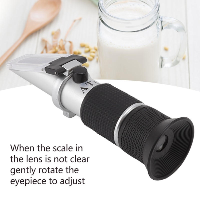 0‑80% Brix Meter Refractometer Portable Handheld Brix Refractometer for Measuring