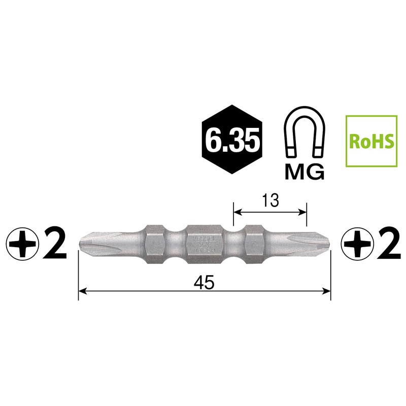 Vessel DS142045 40 V Compatible Problem Solving Bit, Easy to