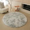 Jyswx Round Shaggy Area Rugs for Living Room - Fluffy