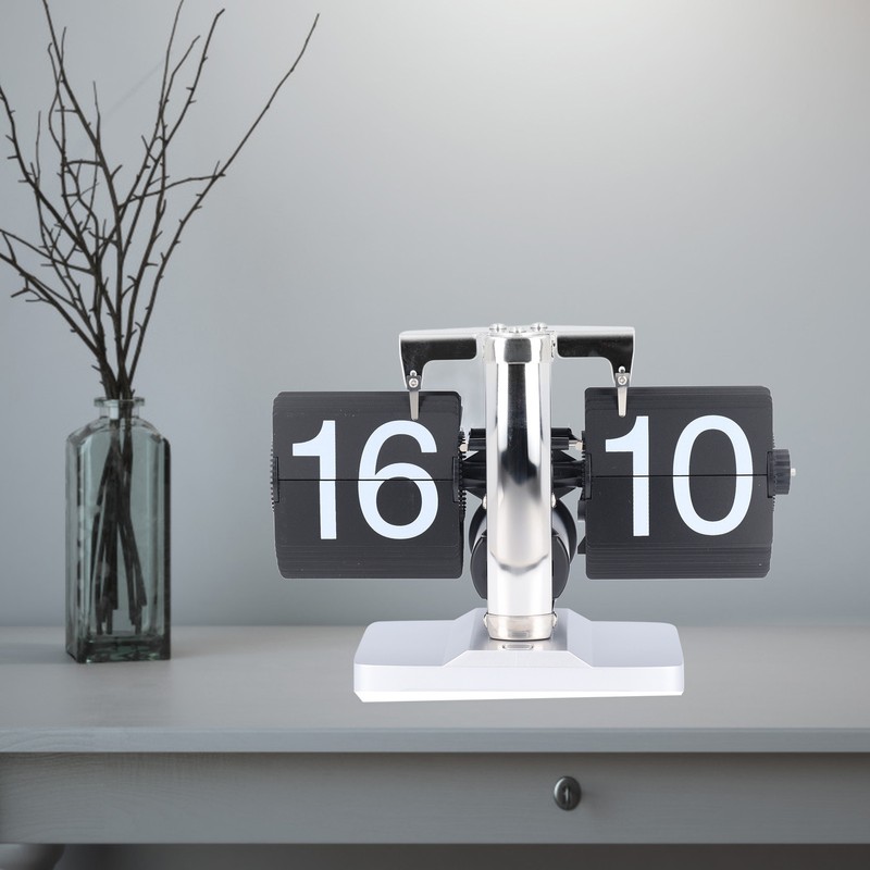 Retro Flip Down Clock Innovative Light Luxury Simple Design Flip
