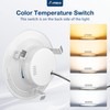 Amico 4 inch 5CCT LED Recessed Lighting 1 Pack, Dimmable,