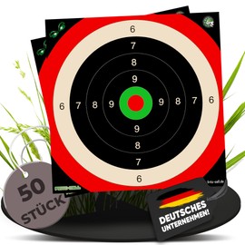 50 Targets Small Calibre Discs 26 x 26 Air Rifle Air Gun Small Calibre Airgun