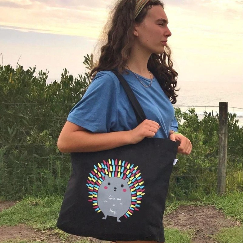 Ecoright Shoulder Bag, Canvas Shopper Bag, Casual Handbag, Large Shoulder