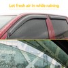 in-Channel Rain Guards for 1993-2011 Ford Ranger Regular/Extended Cab, 2PCS
