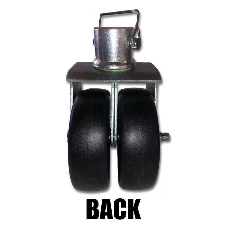 Heavy Duty 6” Dual Wheel For Trailer Jack 2000LB Capacity