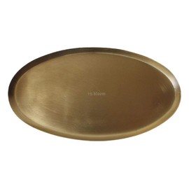 creer Cash Tray, Coin Tray, Metal, In-Bloom, Oval Tray (Large)