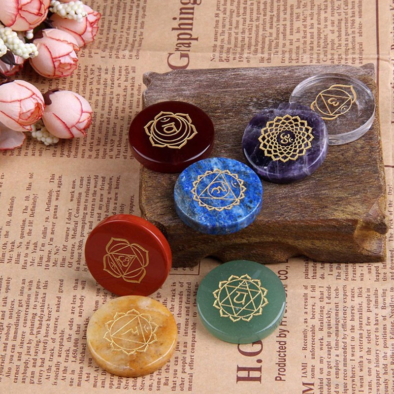 Chakra Stones, Natural Chakra Set Unique for Healing for Meditation