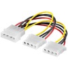 Set of Internal Y Cable 5.25 Male to 2x Socket
