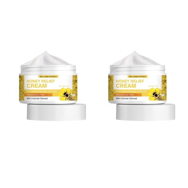 Honey skin care cream nourishes and protects the skin, body,