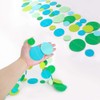 Blue and Green Circle Dot Garland Bubble Streamer Spring Party