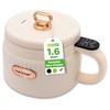 NutriChef 1.6 QT Portable Electric Rice Cooker & Lunch Maker