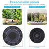 Vitcoco 2.5 W Solar Fountain, Upgraded Solar Pond Pump