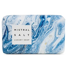 Mistral Bar Soap Organic Shea Butter, Salt, 2 Bars