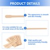 200 Stück Augenbrauen Holzspatel für Haarentfernung, Haarentfernung Holzstäbchen,Waxing Stick, Präzise