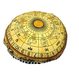 ICC 32 Inch Large Round seat Floor Cushion Chair Ottoman Cover Pouf Pillow Meditation Floor Cushions for Adults Seating pouffe Ottoman Throw Covers Craft Room Furniture for Sitting Cover