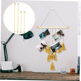 Ciieeo 4pcs Bamboo Tapestry Rods Decorative Hanging Poles for Tapestry Diy Craft Accessories Smooth Surface with Protruding Design for Flags and Banners