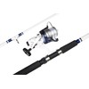 Okuma TBF-1002-65 Tundra Baitfeeder Combo, 10' Medium/Heavy 2 Piece White