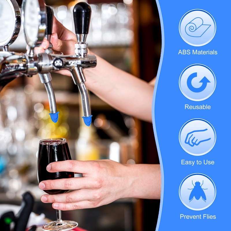 30 Pack Beer Plugs Tap Brush Beer Faucet Tap Brush