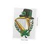 Beavorty Lucky Shamrock 3pcs Irish Festival Accessories Patrick's Day Temporary