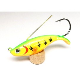 Pike lure Weedless Bullet Lure 85mm 21.2g 4/0 hook sinking wobbler long cast ( TOXIC ROACH )