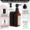 HCYWOC Shampoo and Conditioner Dispenser, Shower Soap Dispenser with 16
