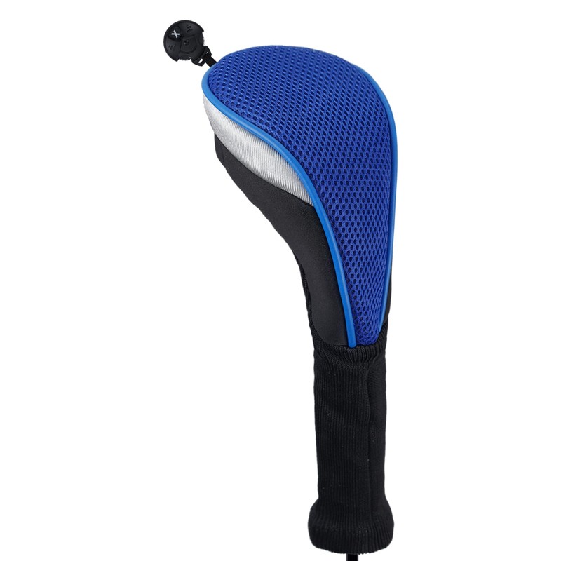 Andux 4pcs/Pack Long Neck Golf Hybrid Club Head Covers Dial