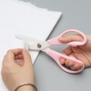 Pink Ceramic Scissors 8" Kitchen Scissors Blade Metal Free Lab