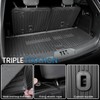 JOULARISE Cargo Mat with Backrest Mat for 2020-2025 2026 Ford