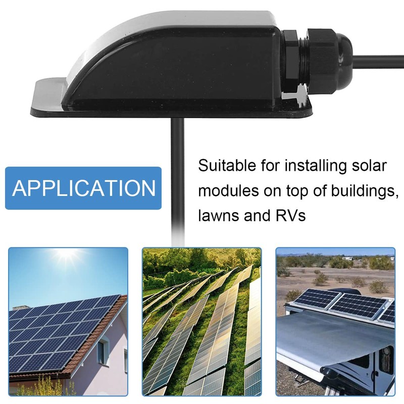 Xiatiaosann Roof Feed-Through Cable Grommet Solar Cable Gland 1-Way Waterproof