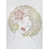 DivaDesigns Flower in her Hair Rhinestone Bling Scoop Neck Sleeveless