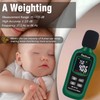 Noise Decibel Meter, Gedaye Digital Sound Level Meter & Thermometer,
