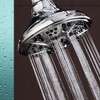 AquaDance High Pressure 6-Setting, Large 5-Inch Shower Head with Full