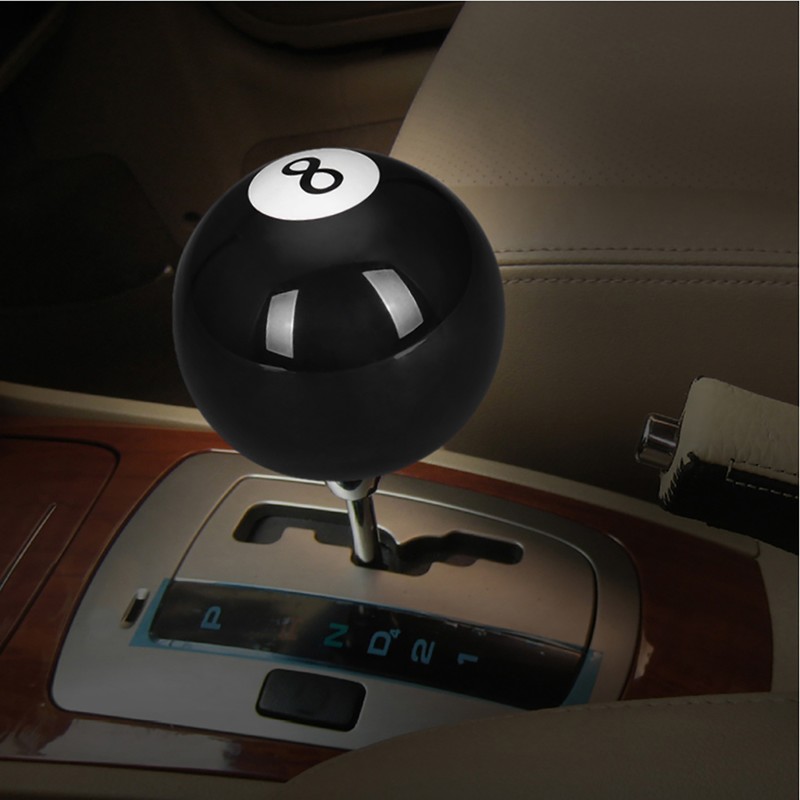 Universal Black 8 Billiard Ball Round Car Gear Shift Knob