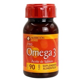 Capsulas Omega 3 Salmon Oil 90 Capsulas 1000mg Nutricion2000                                                                                          