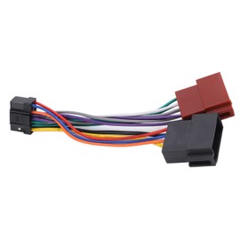 Aramox ISO Wiring Harness Adapter, 16 Pin ISO Wiring Harness Plug Adapter Plug Car Radio Wiring Harness Plug Adapter Replacement for Alpine