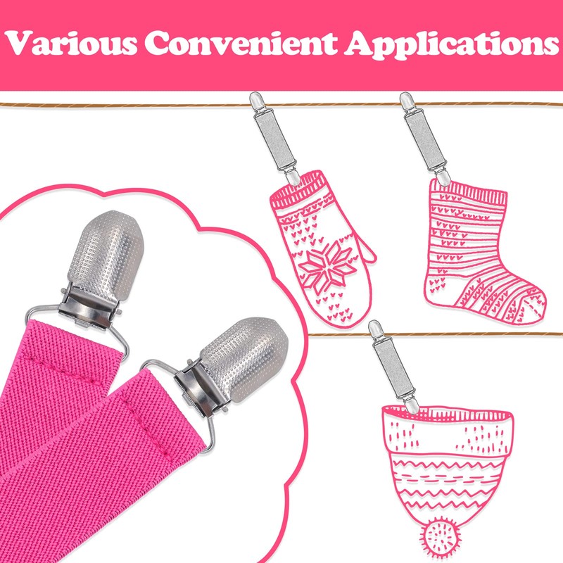 Sarfel Glove Clips for Kids Mitten Clips for Toddlers Mitten