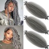 Grey Afro Twist Hair 18Inch Spring Twist Hair For Distressed